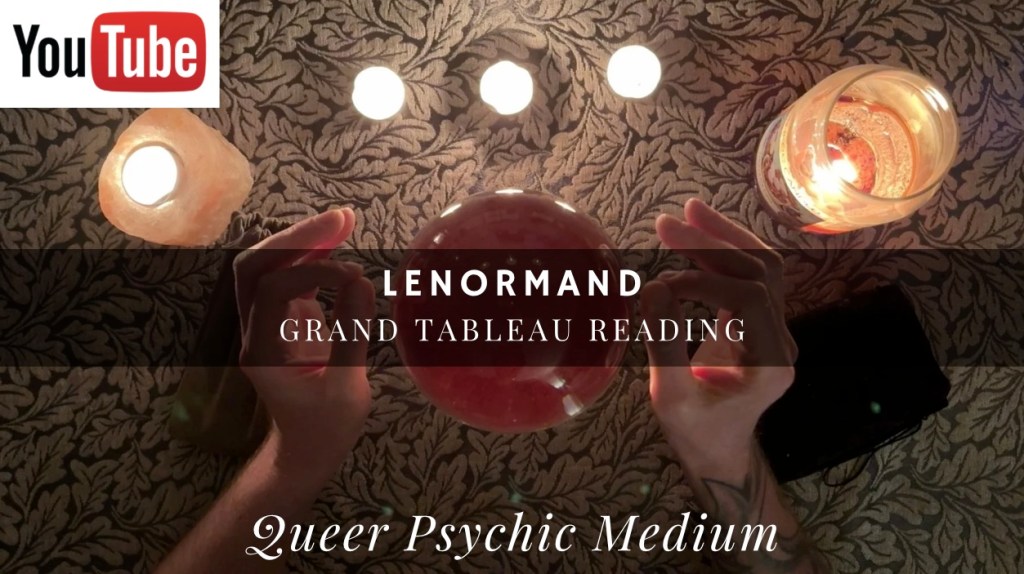A Lenormand Grand Tableau Example Reading – Psychic Medium Session Dec 2024